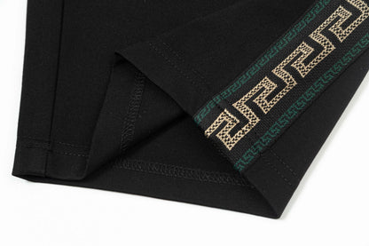 250408 New high-quality webbing patchwork embroidered shorts