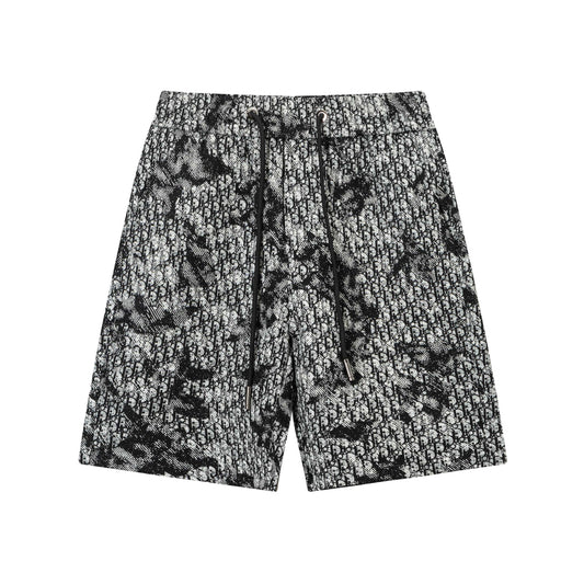 250408 New high-quality heavy jacquard fabric knitted shorts