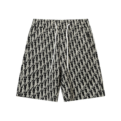 250408 New high-quality heavy jacquard fabric knitted shorts