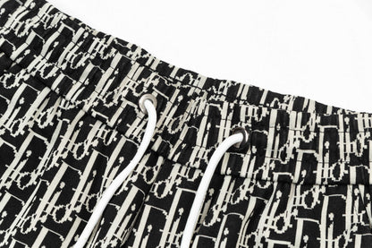 250408 New high-quality heavy jacquard fabric knitted shorts