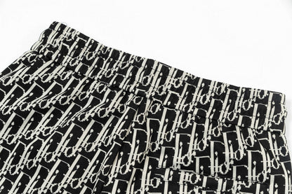 250408 New high-quality heavy jacquard fabric knitted shorts