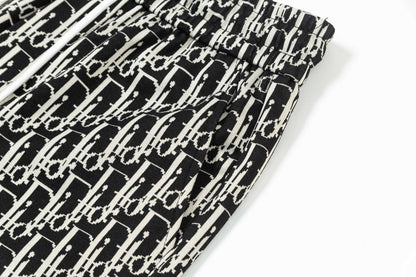 250408 New high-quality heavy jacquard fabric knitted shorts