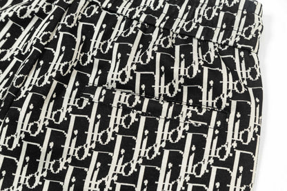 250408 New high-quality heavy jacquard fabric knitted shorts