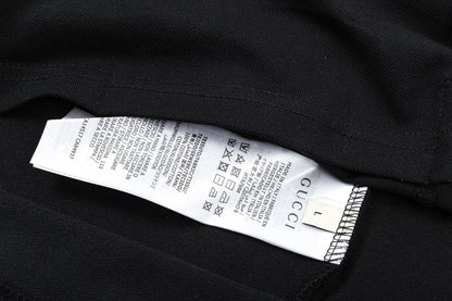 250408 New high-quality letter webbing POLO shirt