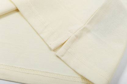 250408 New high-quality letter webbing POLO shirt