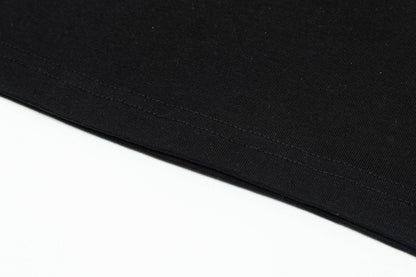 250408 New high-quality pocket letter hand-sprayed T-shirt