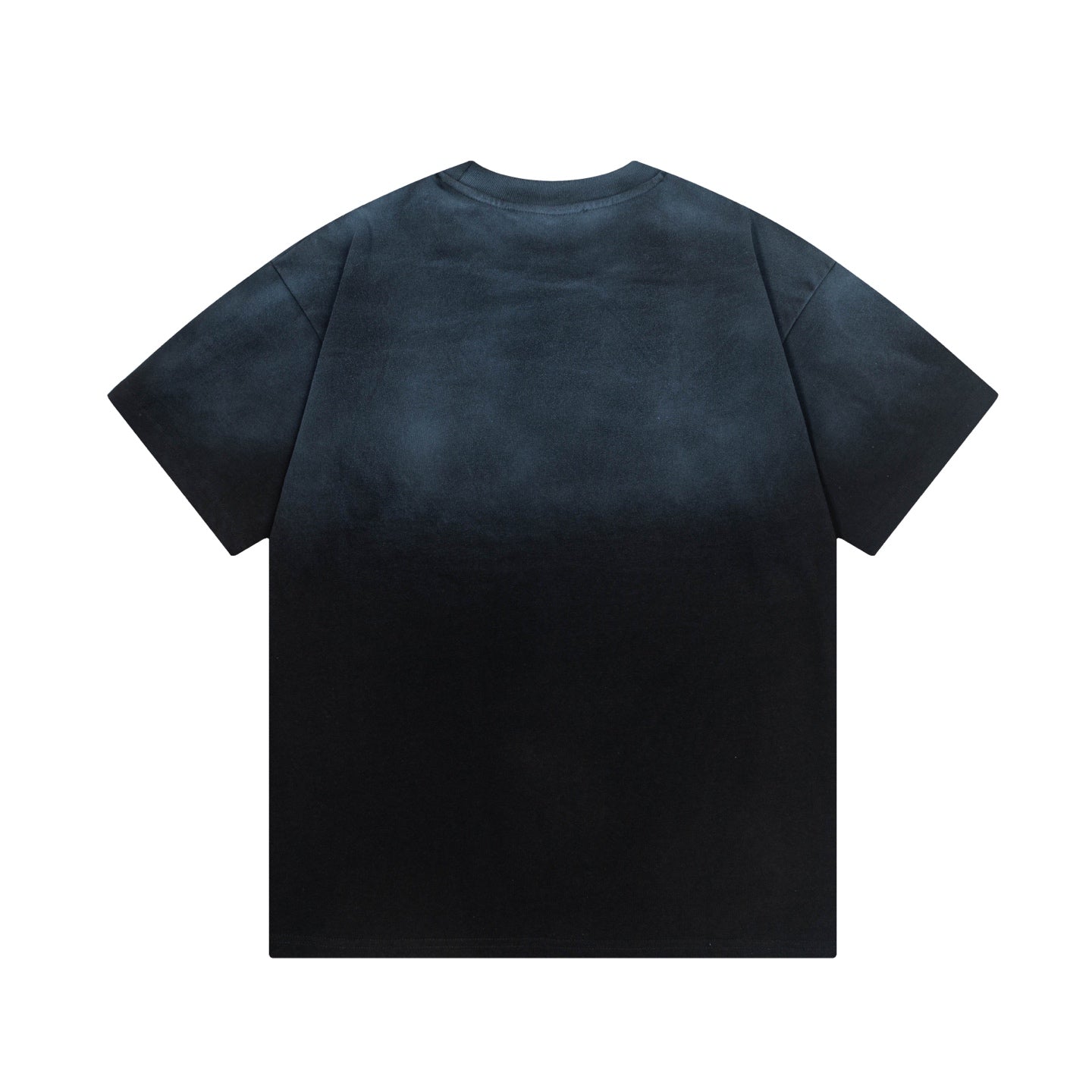 250408 New high-quality pocket letter hand-sprayed T-shirt