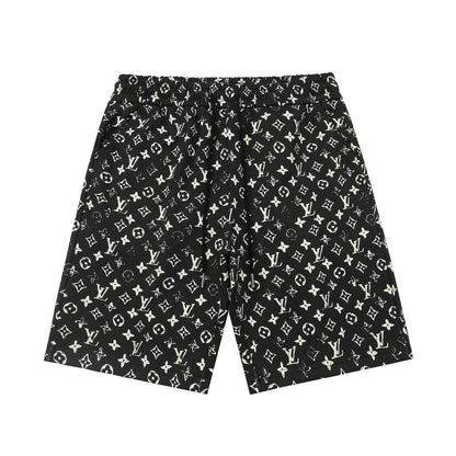 250408 New high-quality full-print distressed shorts