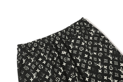 250408 New high-quality full-print distressed shorts