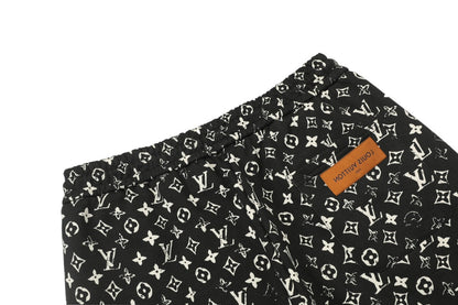 250408 New high-quality full-print distressed shorts