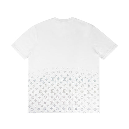 250408 New high-quality gradient diamond T-shirt