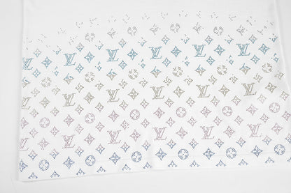 250408 New high-quality gradient diamond T-shirt