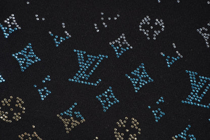 250408 New high-quality gradient diamond T-shirt