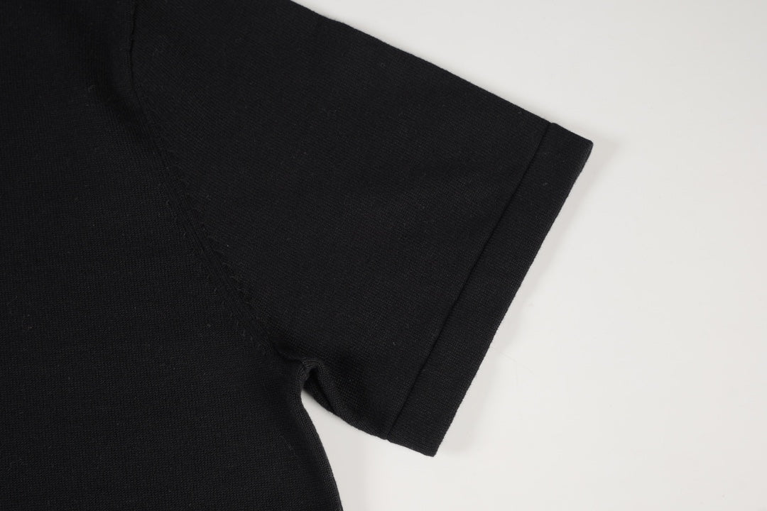 250408 New high-quality gradient diamond T-shirt
