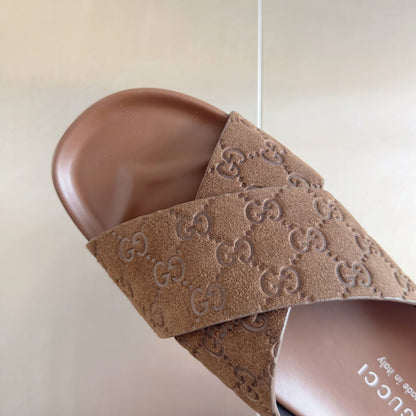 250507 New high-quality thick-soled embossed slippers