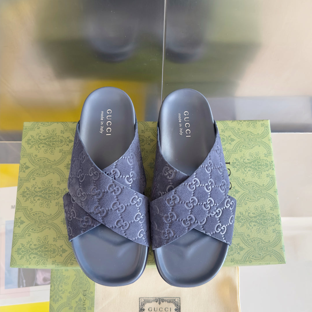 250507 New high-quality thick-soled embossed slippers