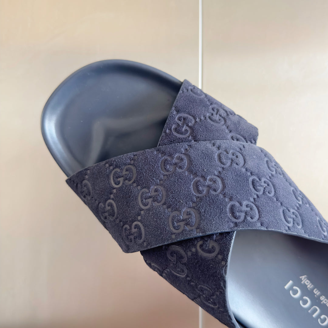 250507 New high-quality thick-soled embossed slippers
