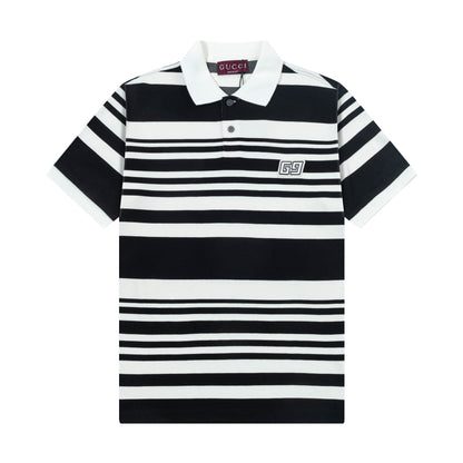 250513 New high-quality striped fashionable POLO shirt