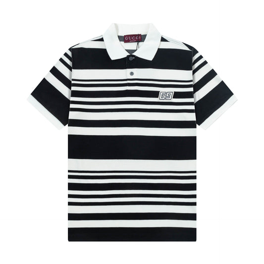 250513 New high-quality striped fashionable POLO shirt