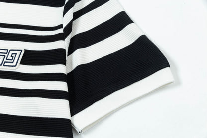 250513 New high-quality striped fashionable POLO shirt