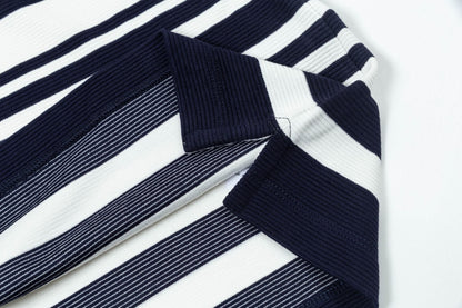 250513 New high-quality striped fashionable POLO shirt