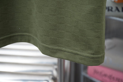 250513 New checkered jacquard embroidered T-shirt