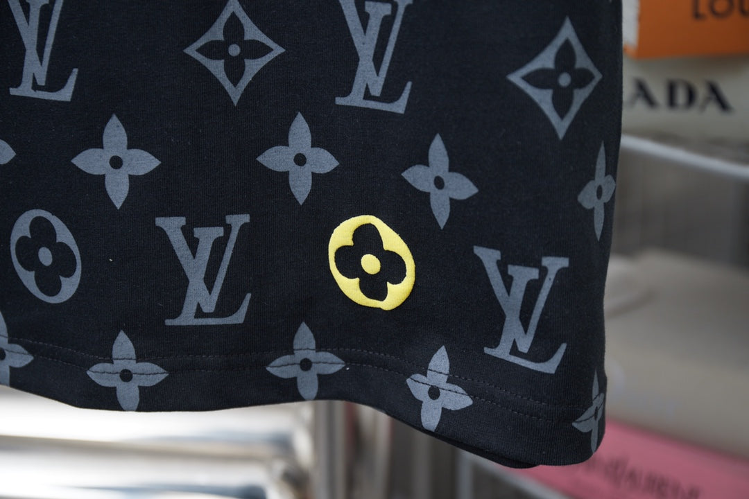 250513 New full-bottom printed veneered zipper T-shirt