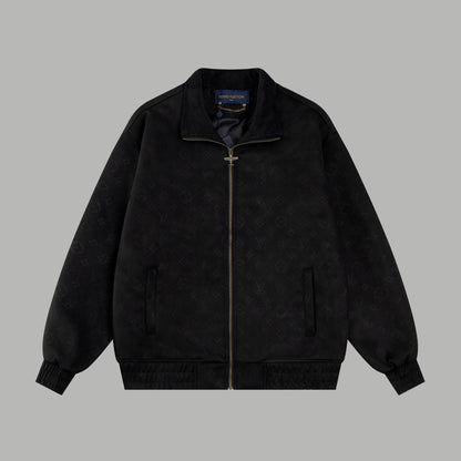 250520 New high-quality embroidered suede cowhide pilot jacket