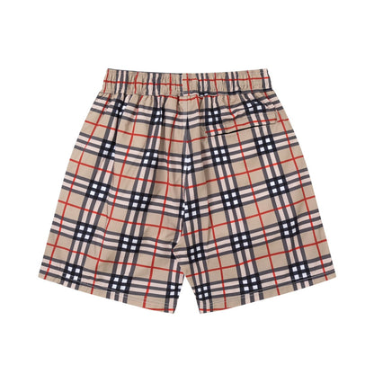 250520 New classic checked fashion shorts
