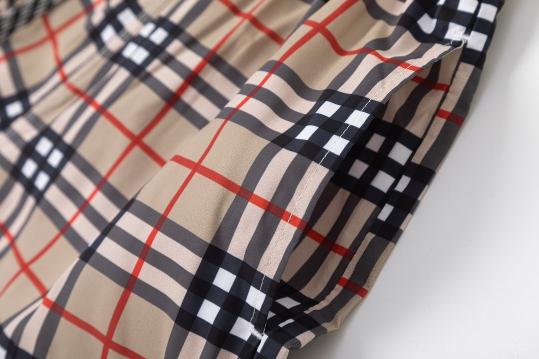 250520 New classic checked fashion shorts
