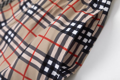 250520 New classic checked fashion shorts