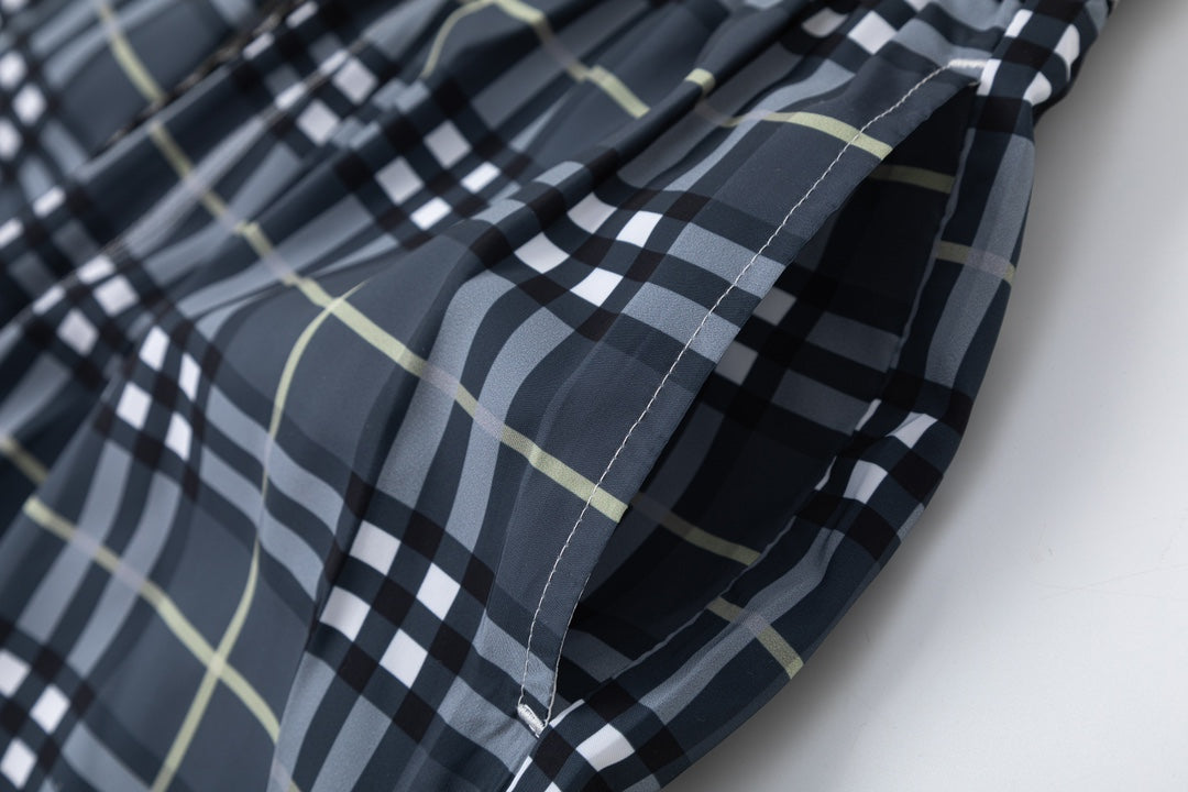 250520 New classic checked fashion shorts