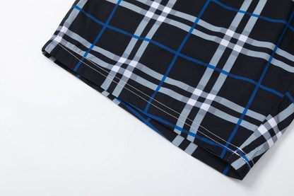 250520 New classic checked fashion shorts
