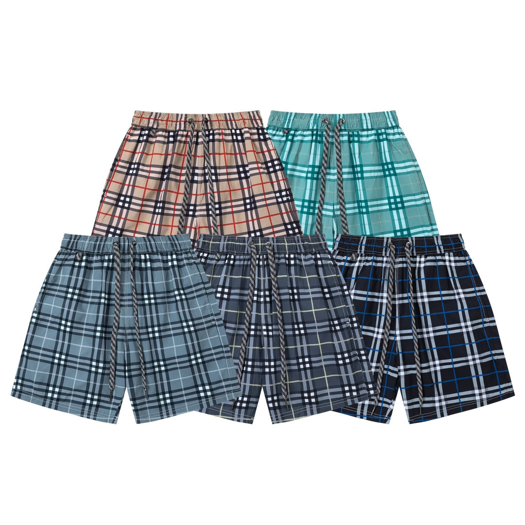 250520 New classic checked fashion shorts