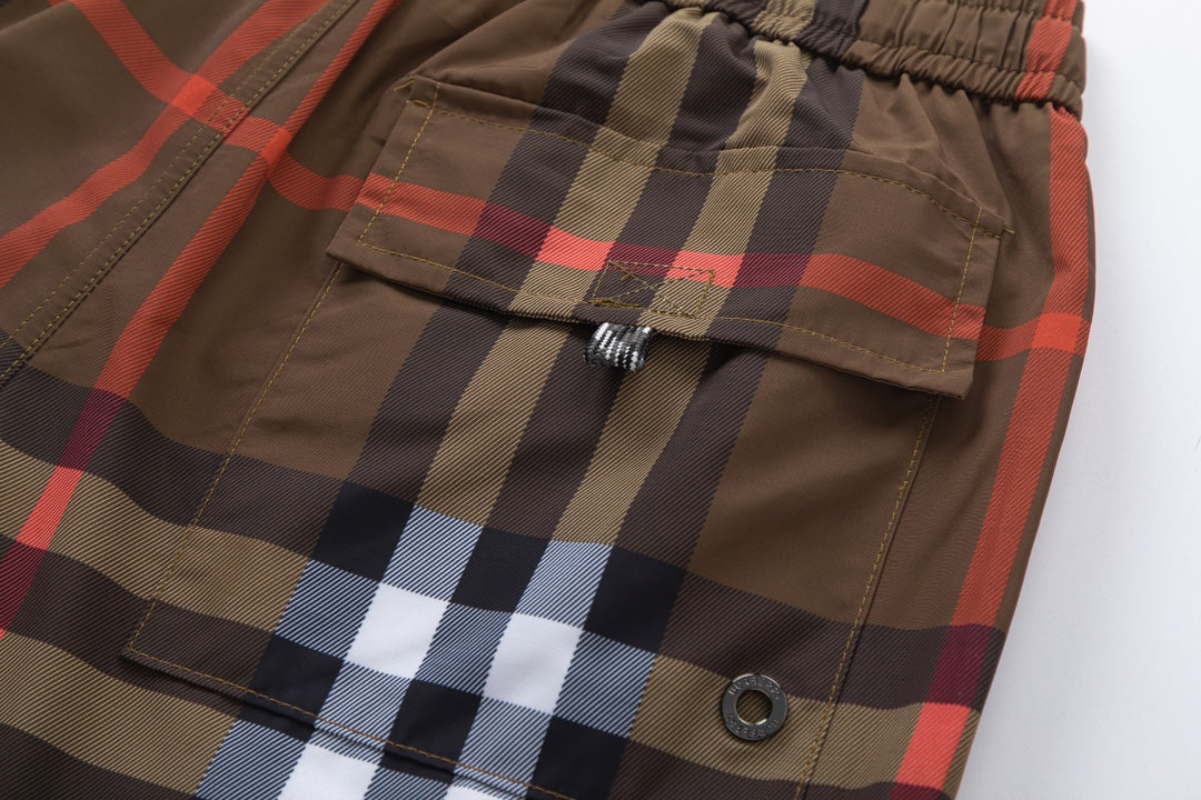 250520 New classic checked fashion shorts