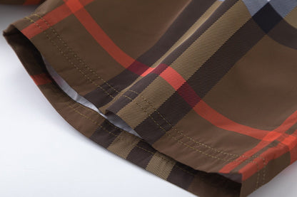 250520 New classic checked fashion shorts