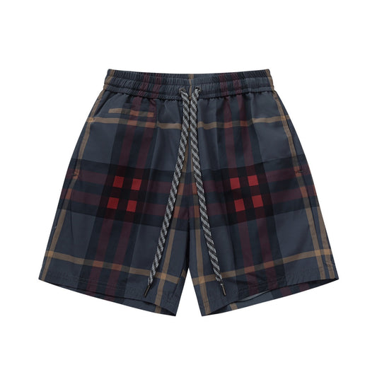 250520 New classic checked fashion shorts