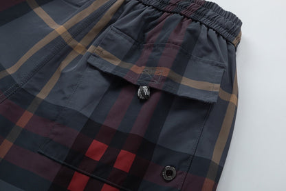 250520 New classic checked fashion shorts