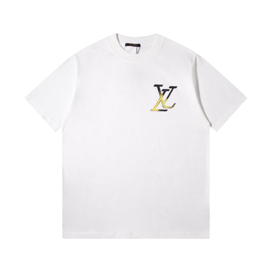 250520 New style painted graffiti collar T-shirt