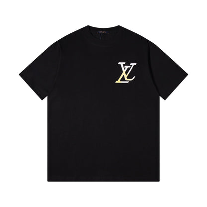 250520 New style painted graffiti collar T-shirt