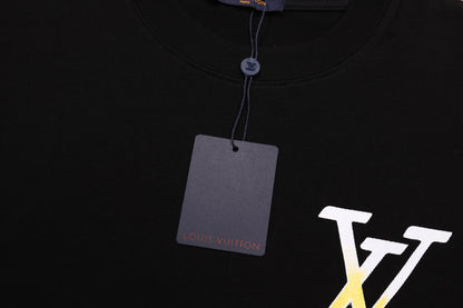 250520 New style painted graffiti collar T-shirt