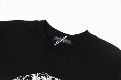 250520 New chain print T-shirt