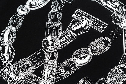 250520 New chain print T-shirt