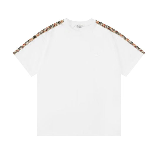 250520 New high-quality webbing patchwork T-shirt
