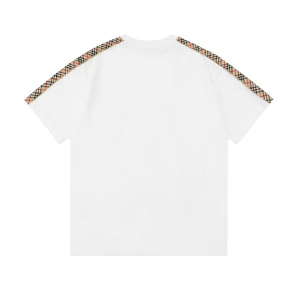 250520 New high-quality webbing patchwork T-shirt