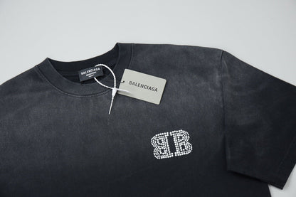 250520 New pearl hot diamond process T-shirt