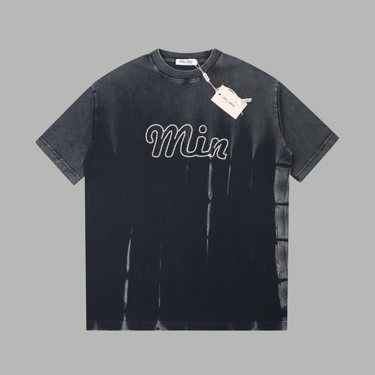 250520 New pearl hot diamond process T-shirt