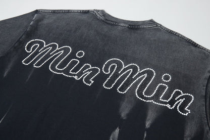 250520 New pearl hot diamond process T-shirt