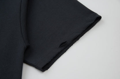 250520 New embroidered color-blocking process T-shirt
