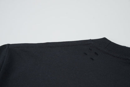 250520 New embroidered color-blocking process T-shirt